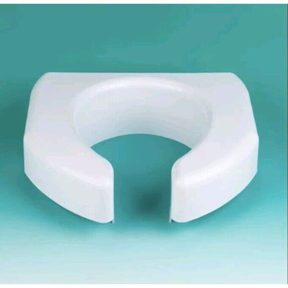 SP Ableware Basic Open-Front 3-Inch Elevated Toilet Seat for Standard Toilets - Picture 4 of 4